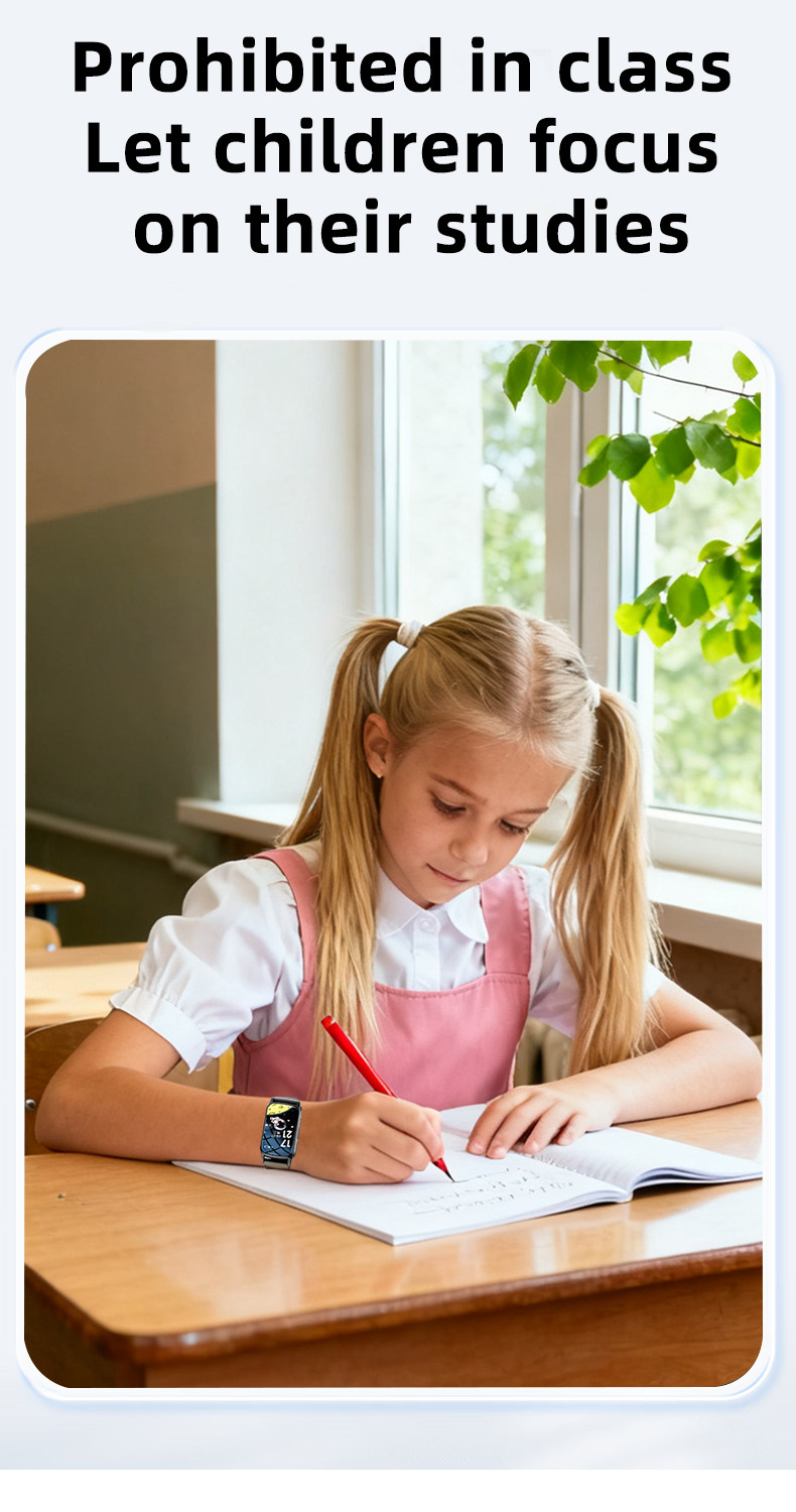 VS06 Health Safe Care with GPS, WiFi Location, SOS Emergency One-click Health Monitoring with Fall Detection Kids Smart Watch